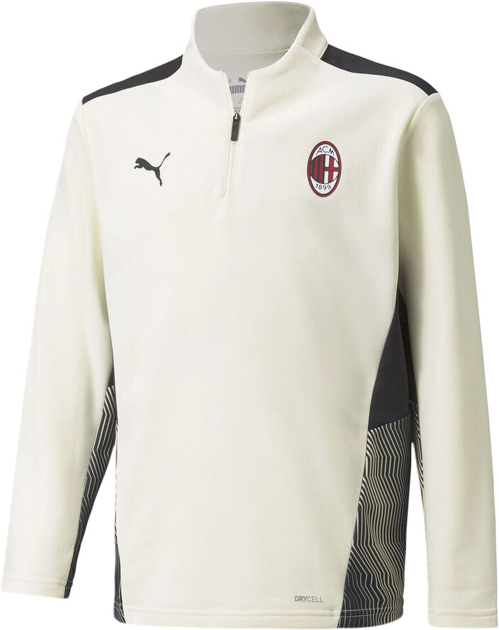Puma AC Milan træningstrøje 1/4 lynlås Hvid