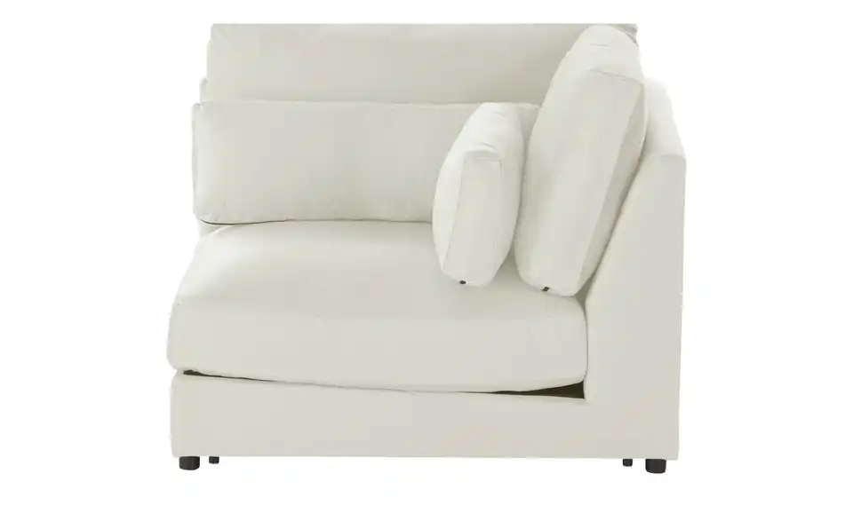 Element Branna Beige Samt Ecke