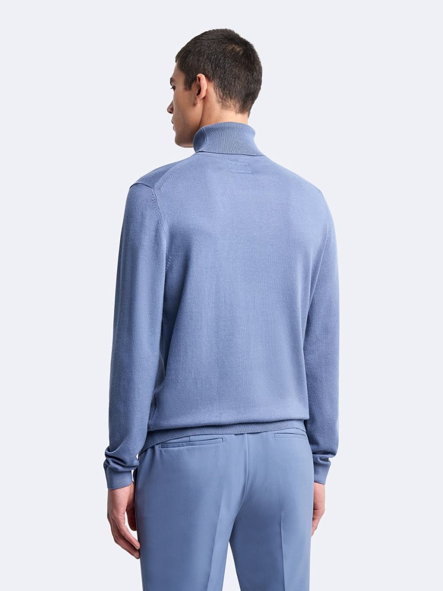 Pull col roulé en viscose certifiée