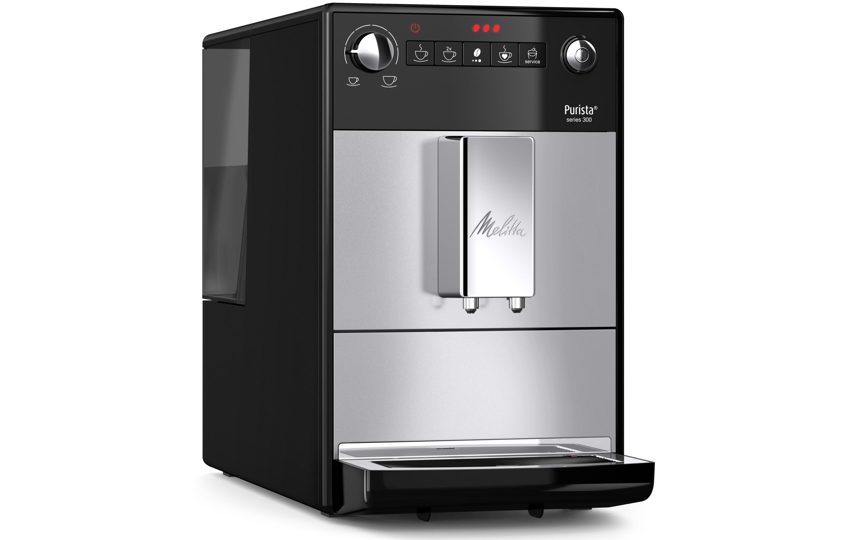 Kaffeevollautomat Purista Silber<br>Zweitassen-Vollautomat mit Lieblingskaffee-Funktion