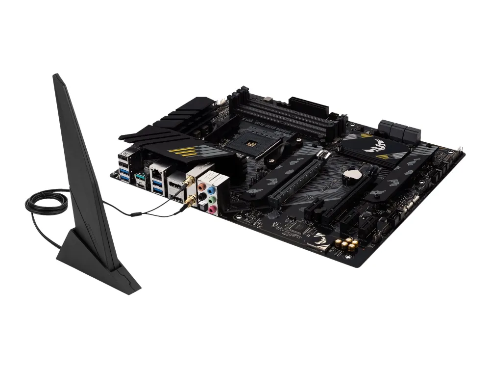 ASUS TUF GAMING B550-PLUS WIFI II - Bundkort - ATX - Socket AM4 - AMD B550 Chipset - USB-C Gen2, USB 3.2 Gen 1, USB 3.2 Gen 2 - 2.5 Gigabit LAN, Wi-Fi 6, Bluetooth - onboard grafik (CPU påkrævet) - HD Audio (8-kanaler)