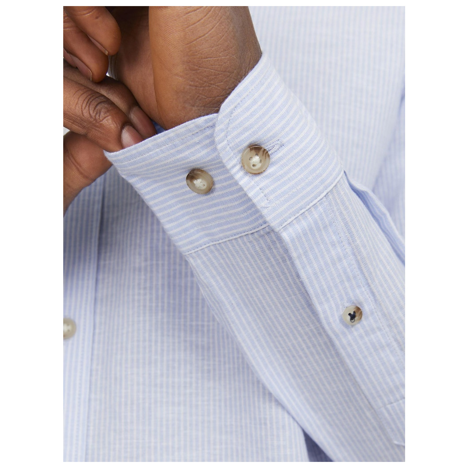 Jack & Jones JJESUMMER LINEN BLEND SHIRT LS