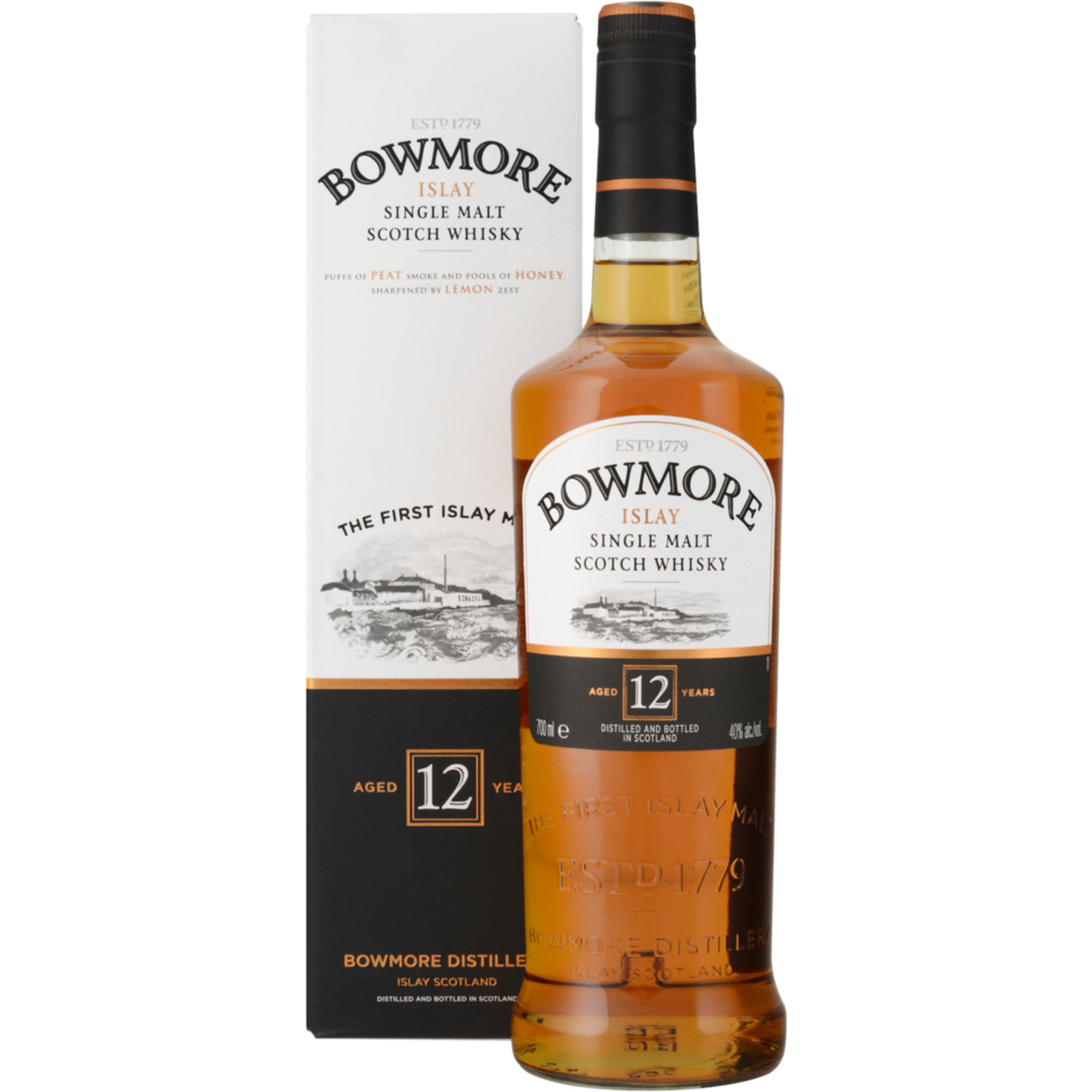 Bowmore Islay Single Malt 12 Years -70cl