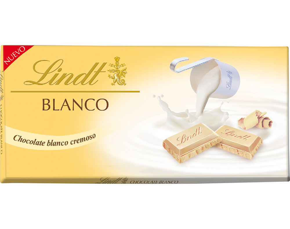 TABLETE LINDT CHOCOLATE BRANCO 100G