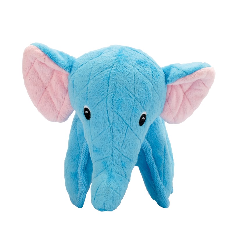 Cachorro de pelúcia Zeus Safari, elefante, azul, 16,58 cm
