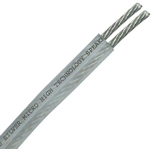 QED Micro Silver (5 m) Câbles d'enceintes au mètre