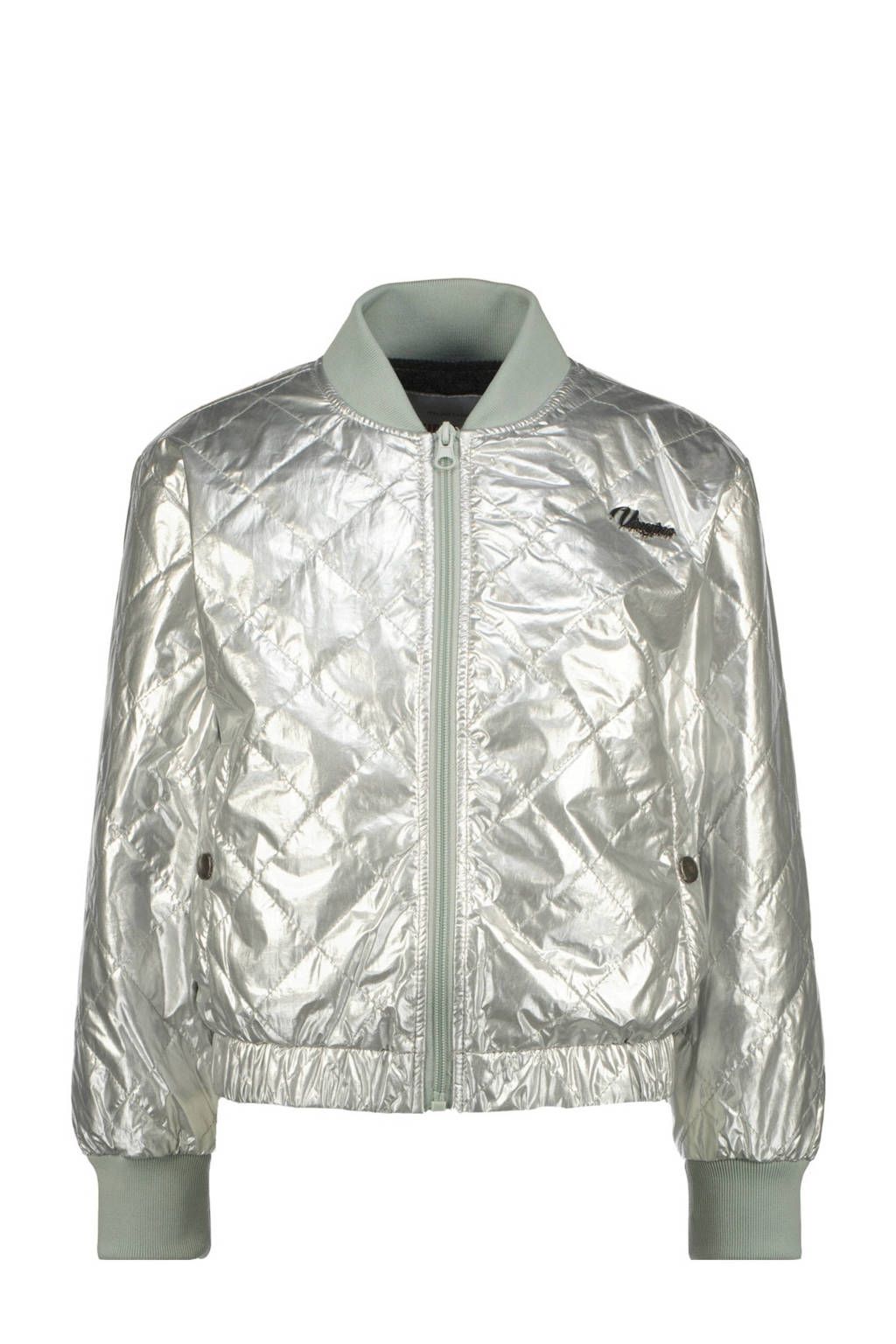 Vingino metallic bomberjack zomer Tariek zilver