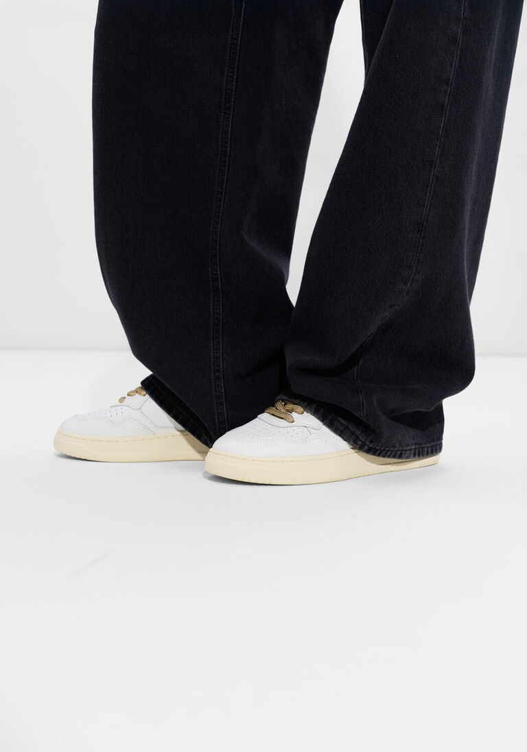 witte autry lage sneakers medalist low