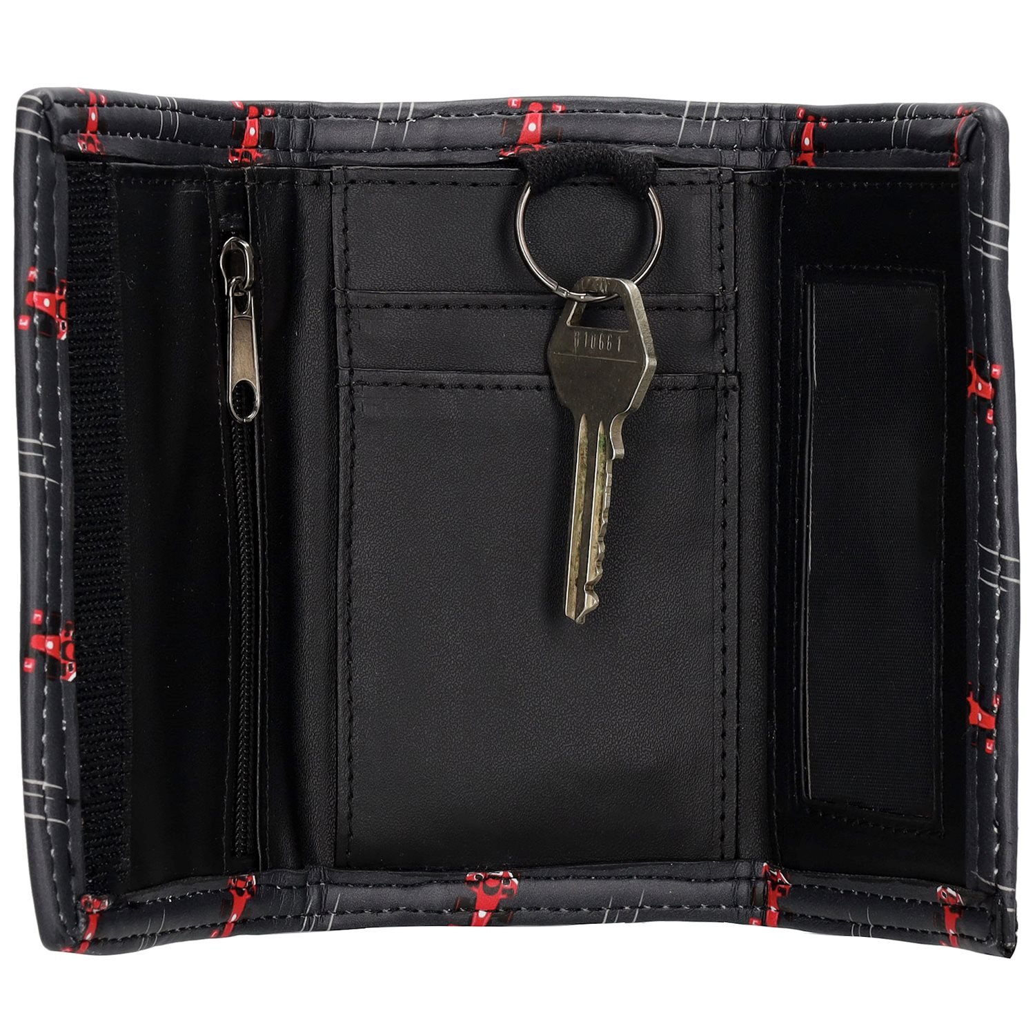 Zebra Trends Jesse Wallet racecar black