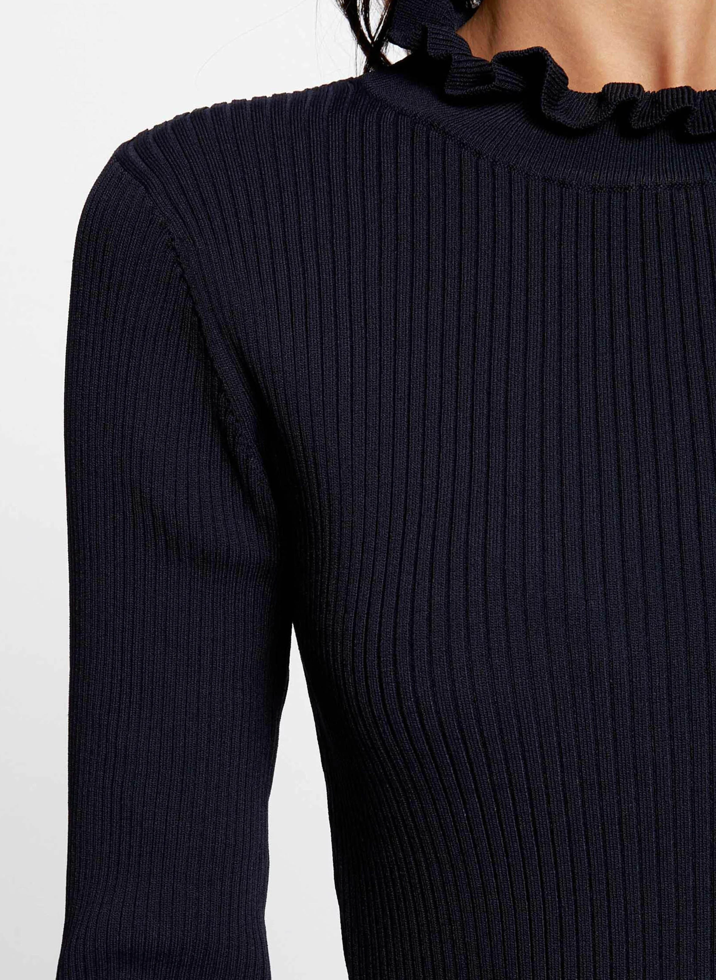 RMISS - Robe pull ajustée à col montant | Bleu