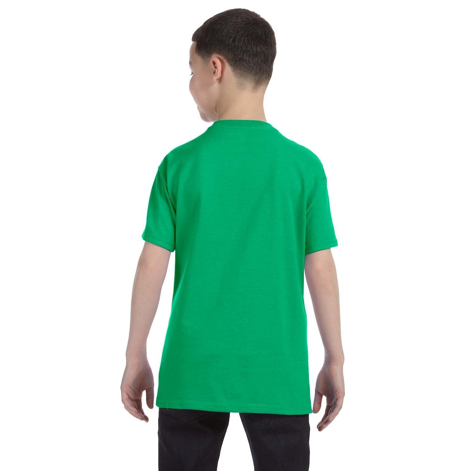 Short Manga Básica Camiseta Con Algodón Grueso Gildan