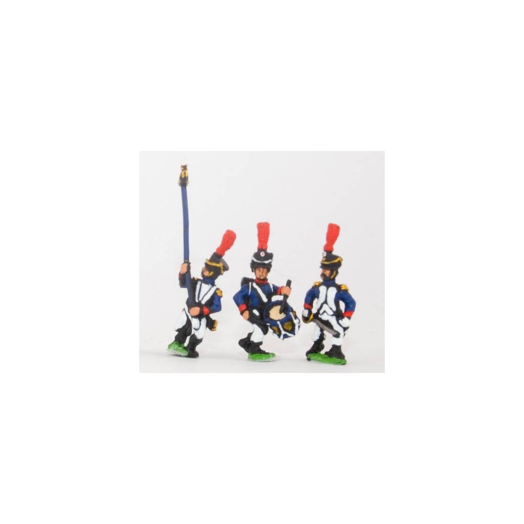 French: Young Guard 1809-1815: Command: Officers, Standard Bearer & Drummer, suitable for all Young Guard units