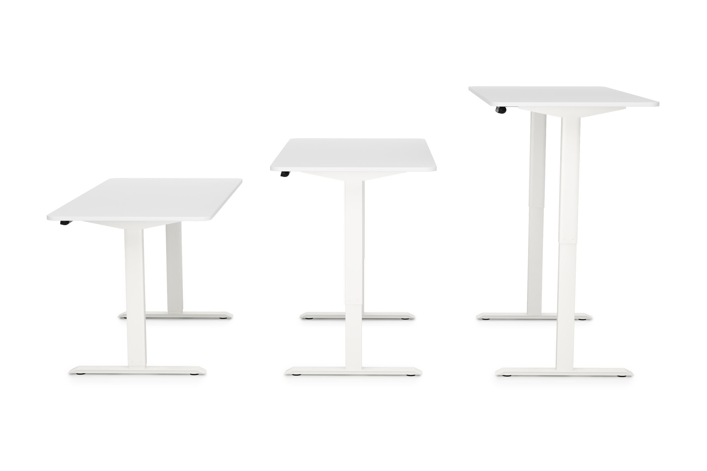 Stehpult elektrisch BASIC weiss 140 x 70 cm
