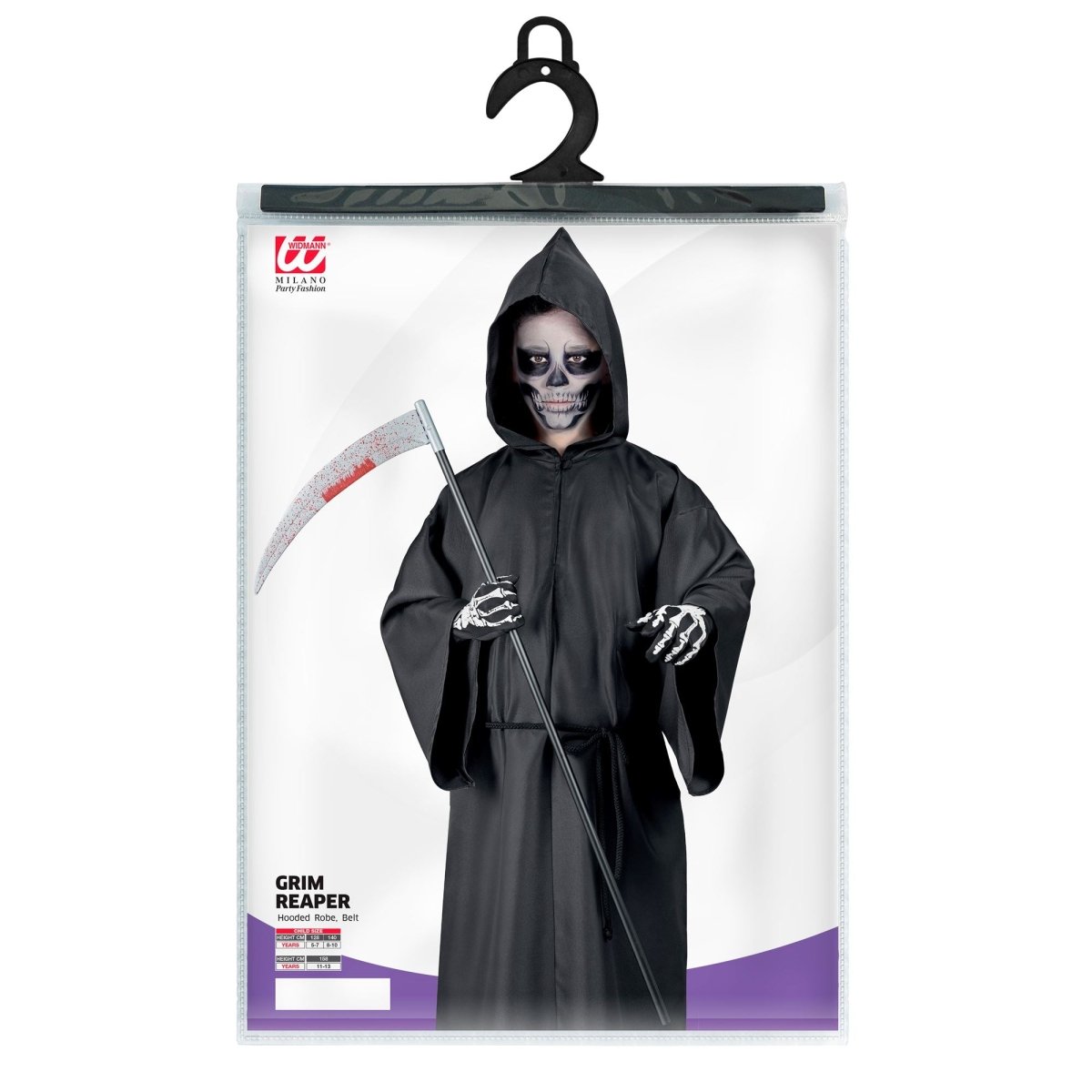 Halloween Kostuum Zwart Kind Magere Hein