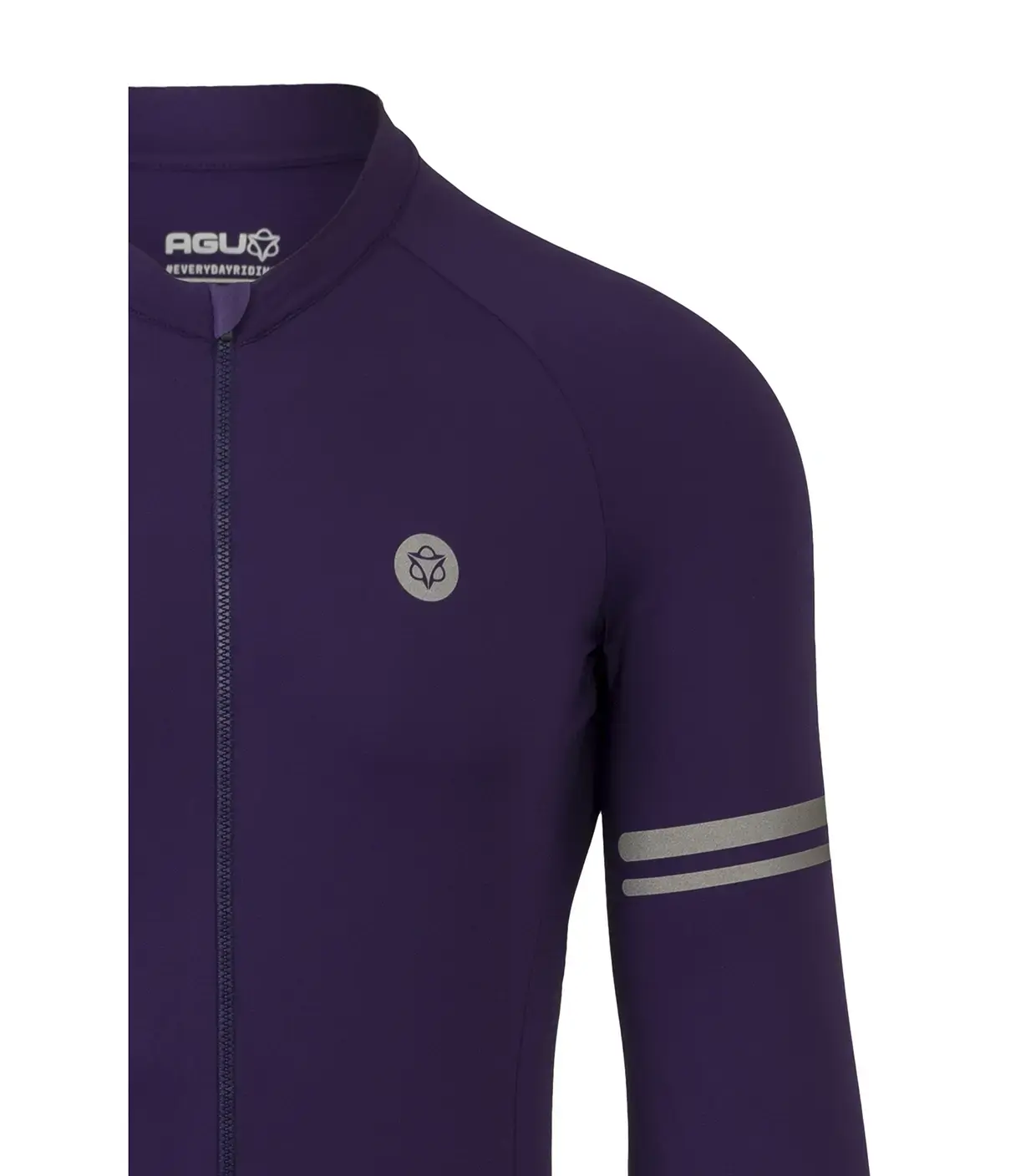AGU Performance Solid Fietsshirt Lange Mouwen Paars Heren