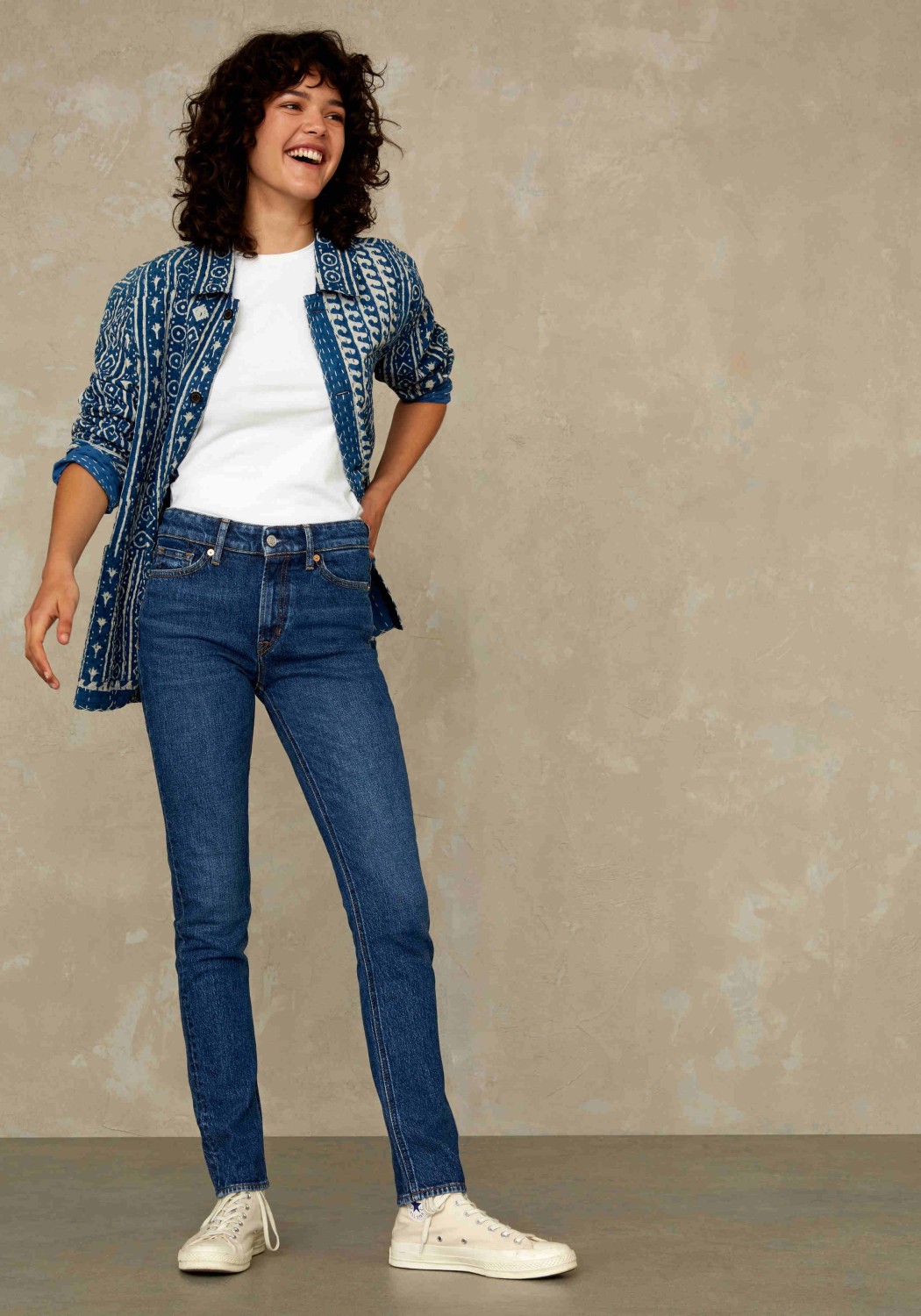 Kings Of Indigo Jeans Juno Medium Clean Clear Redcast Hemp