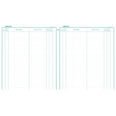 Exacompta - Registre Enregistrement du courrier - 32 x 27 cm - 200 pages