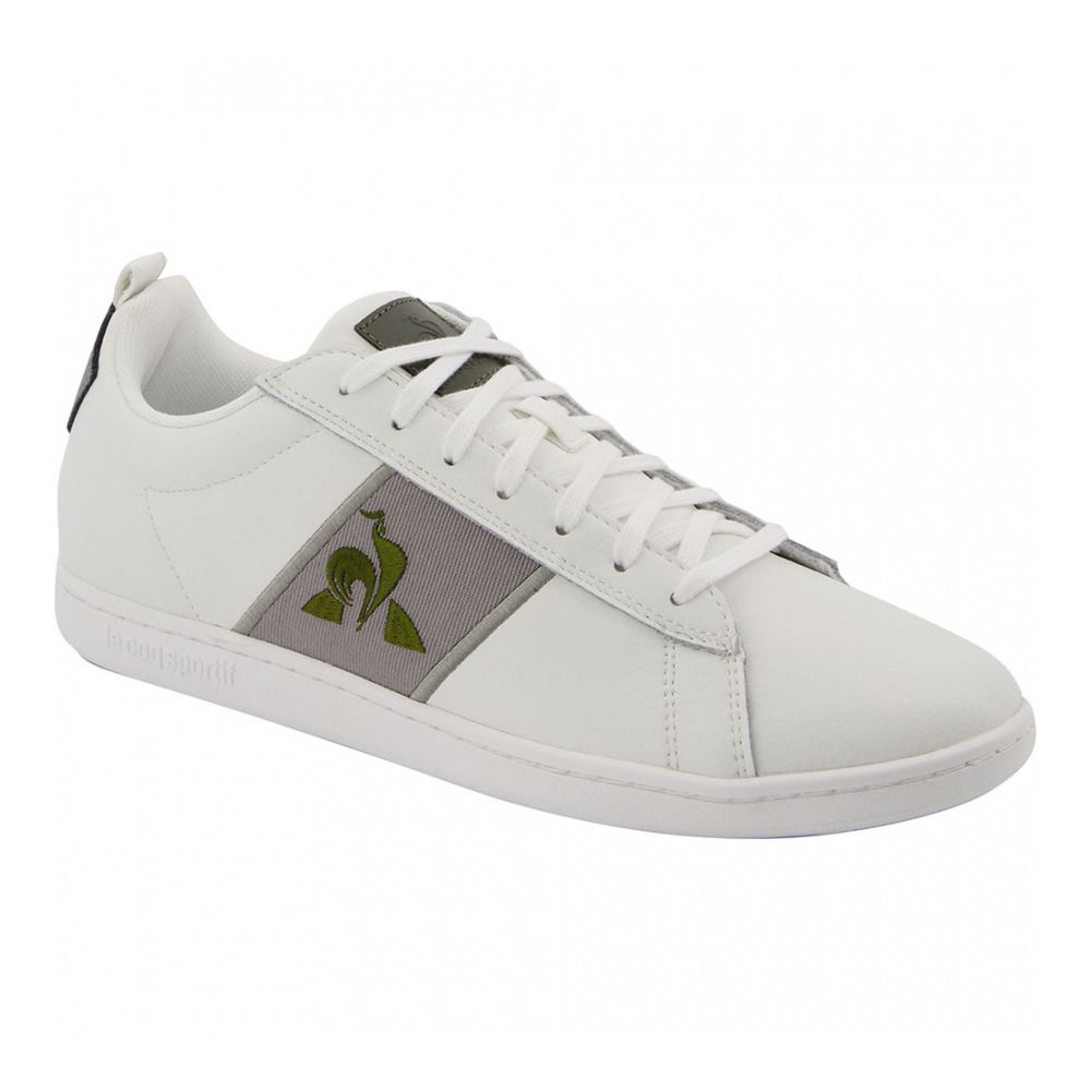 Le Coq Sportif COURTCLASSIC TWILL - Sneakers Homme optical white/titanium