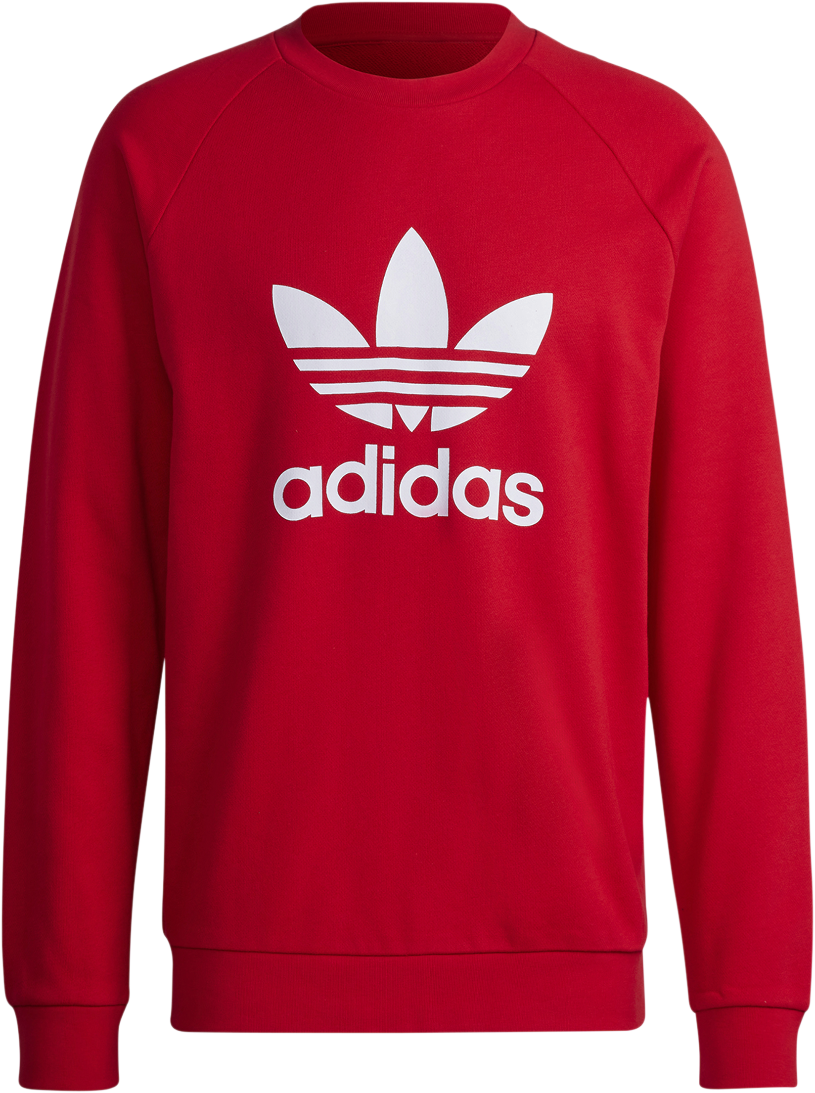 adidas Originals Trefoil Crew Sweatshirt Rot