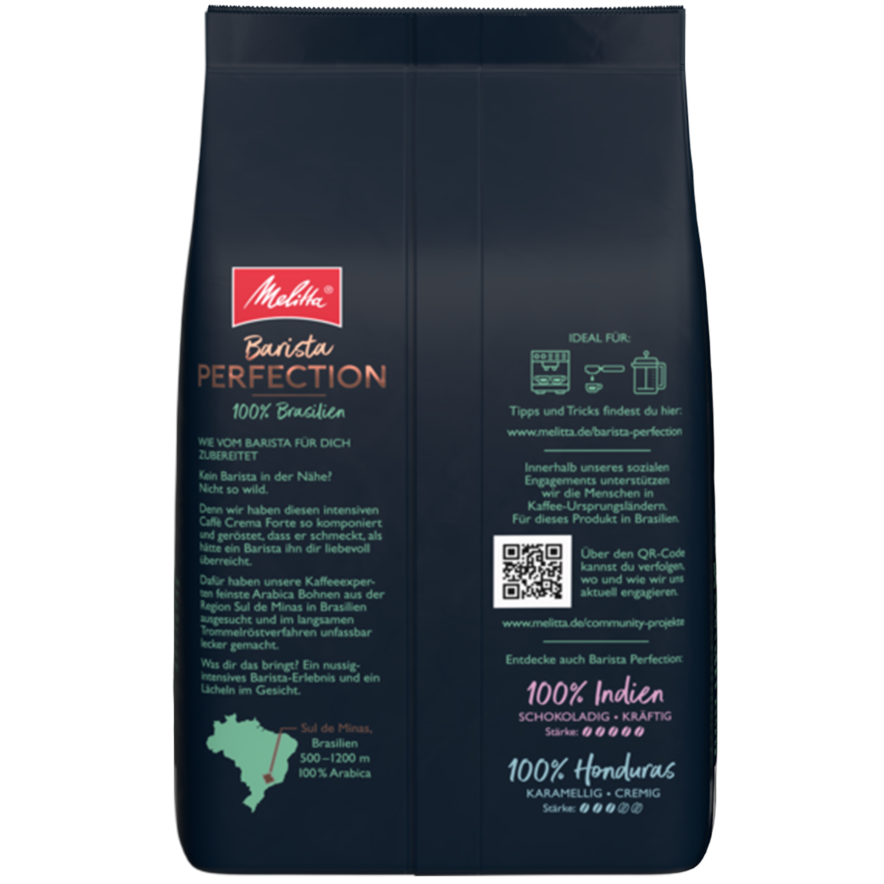 Melitta® Barista Perfection Brasilien|Kaffeebohnen 750g