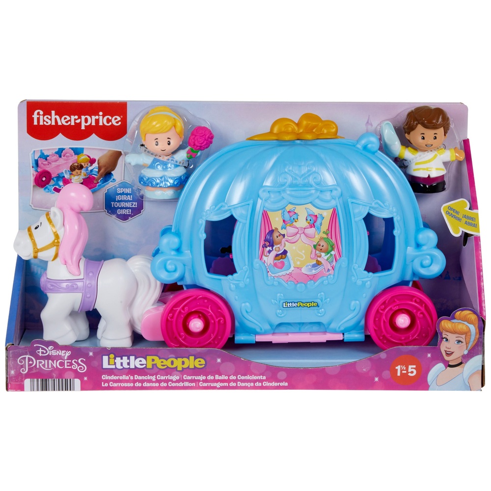 Fisher-Price Little People Prinzessin Cinderellas tanzende Kutsche Set