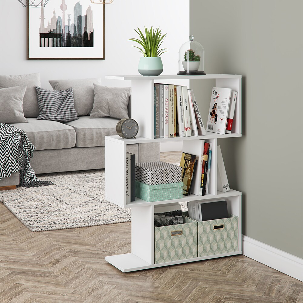 VICCO Raumteiler LEVIO Weiß Regal Bücherregal Standregal Hochregal Wandregal