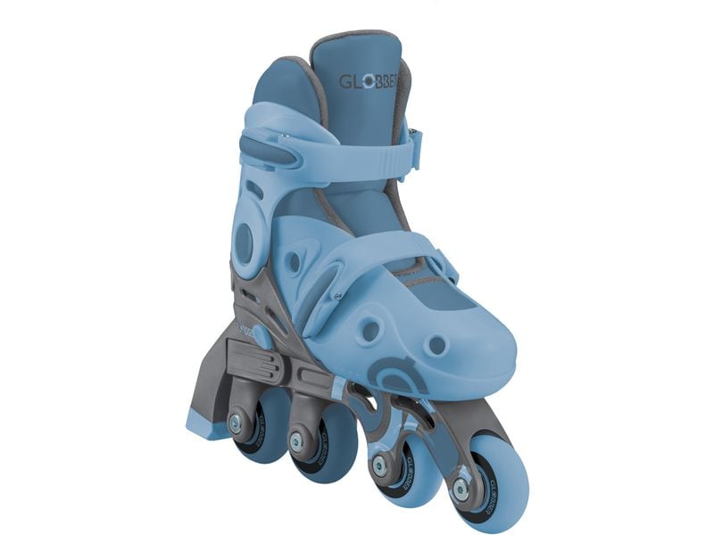 GLOBBER Inline-Skates 2 in 1 Gr. 30-33, Aschblau Anpassbare Skates