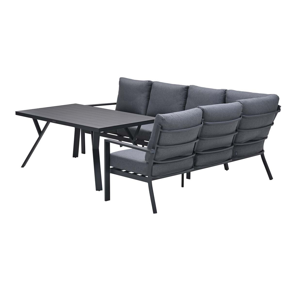 Garden Impressions Senja 3-delig rechts -grey loungediningset