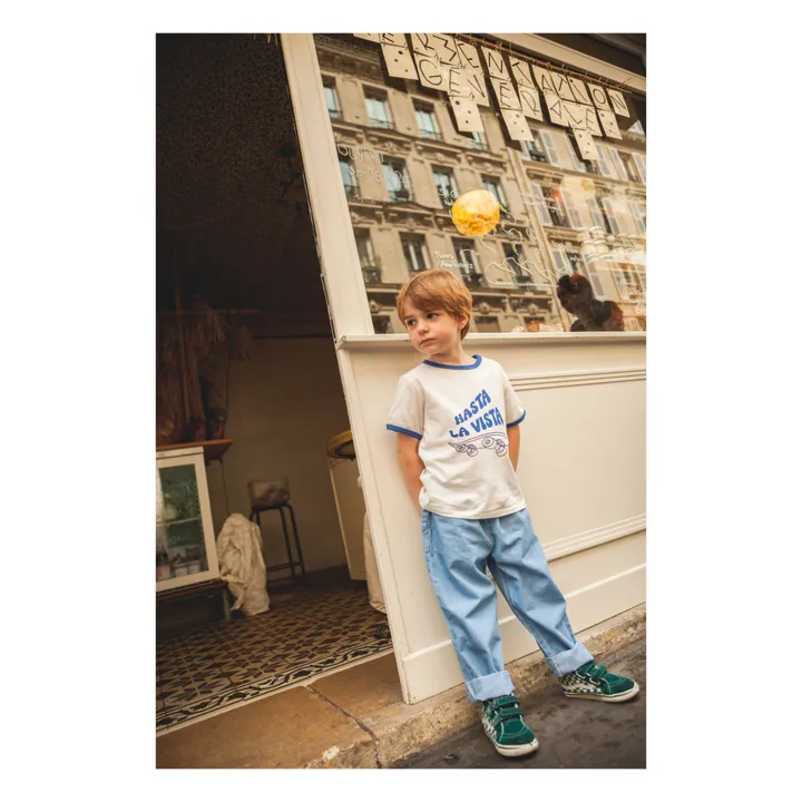 Louis Louise T-shirt USA Hasta La Vista | Bleu