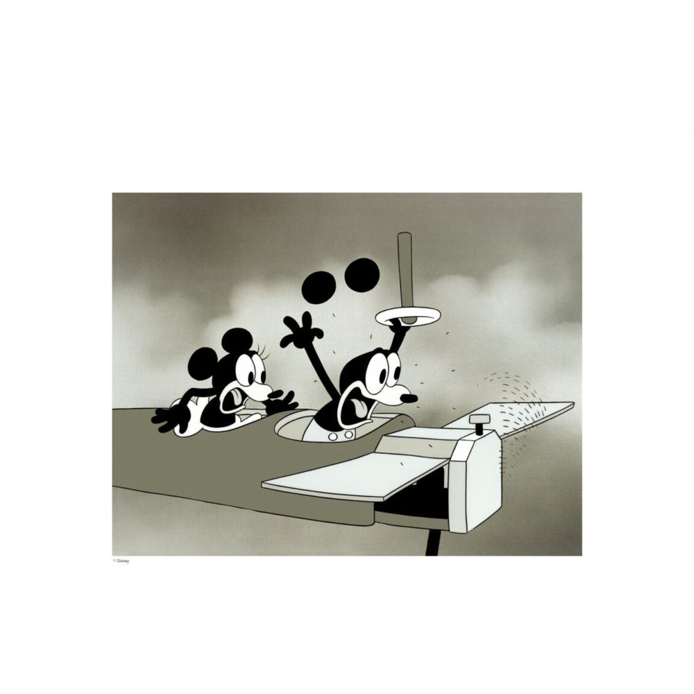 Køb Poster & Frame Disney - Vintage Crazy Plane No. 01