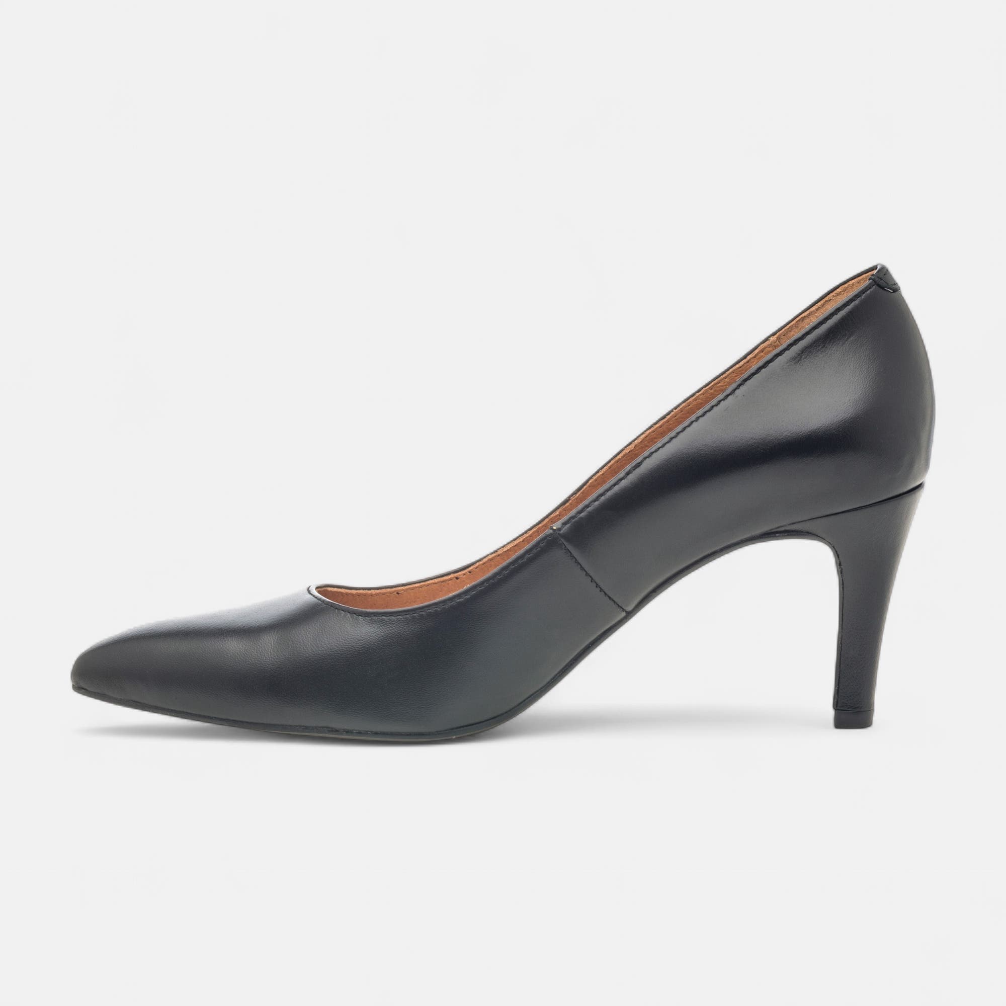 Escarpins à talon Femme en cuir noir