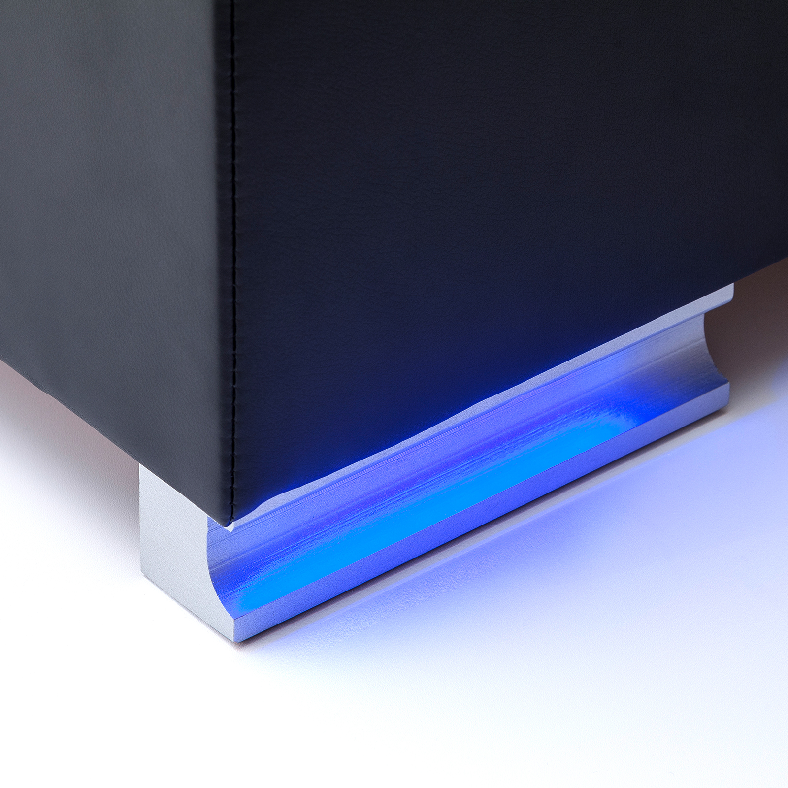 Boxspringbett - schwarz - H2 - Bettkasten - 140x200 cm