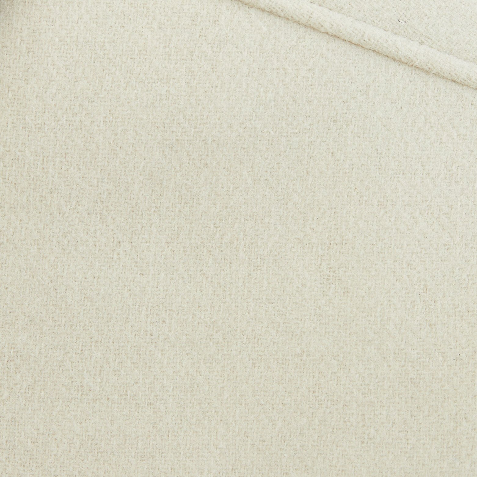 Surchemise regular unie laine polyester recyclé Beige