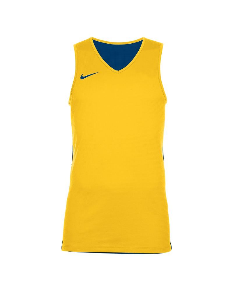 Maillot de basket reversible Nike Team Jaune & Bleu Royal pour enfant