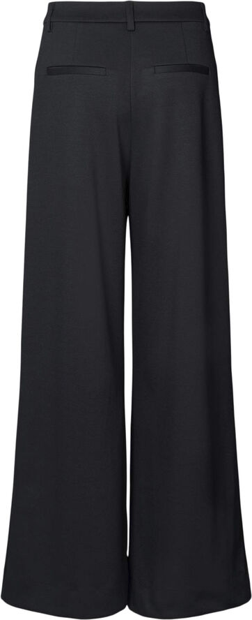 Rabens Saloner Tailored wide leg pants - Zoe Black navy combo