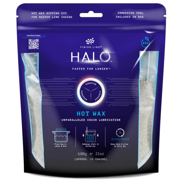 Finish Line - HALO Heißkettenwachs + Kochbeutel - Cire pour chaîne