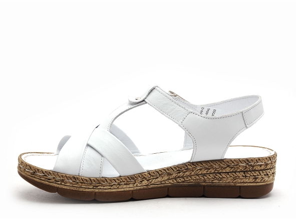 Andrea conti nu pieds plats femme 1889615 blanc