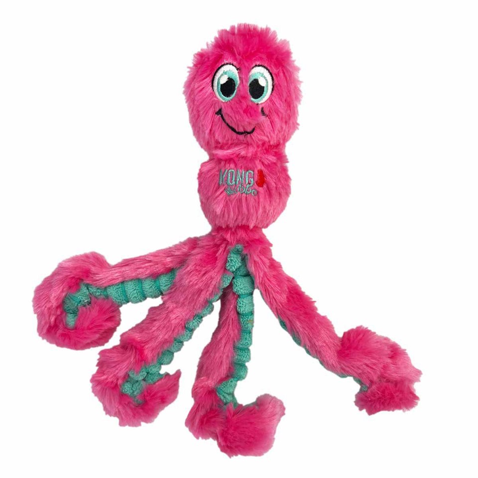 KONG - Wubba Octopus Mix L 32,5x10x7,5cm ass. farver
