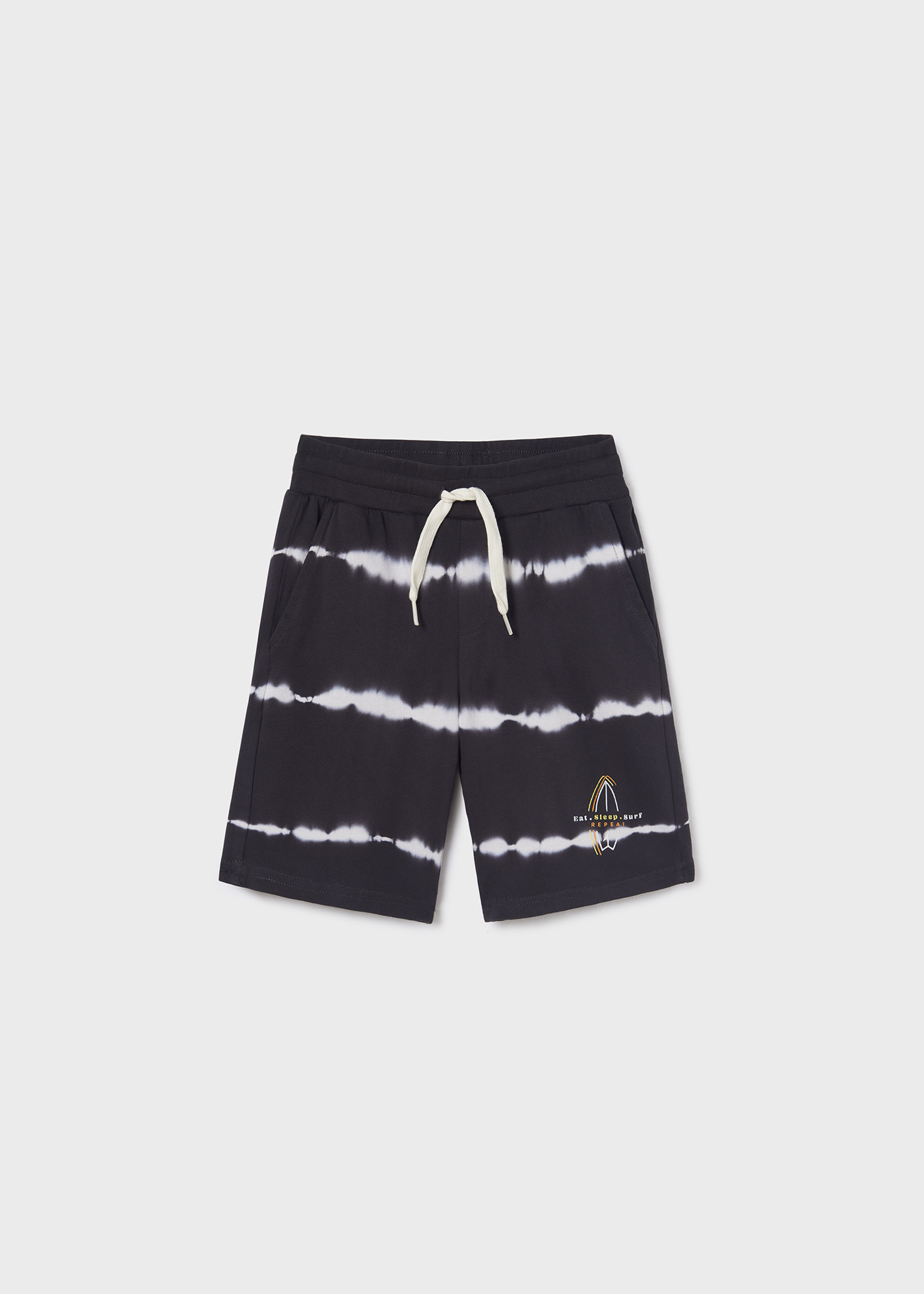 Calções de algodão tie-dye para meninos