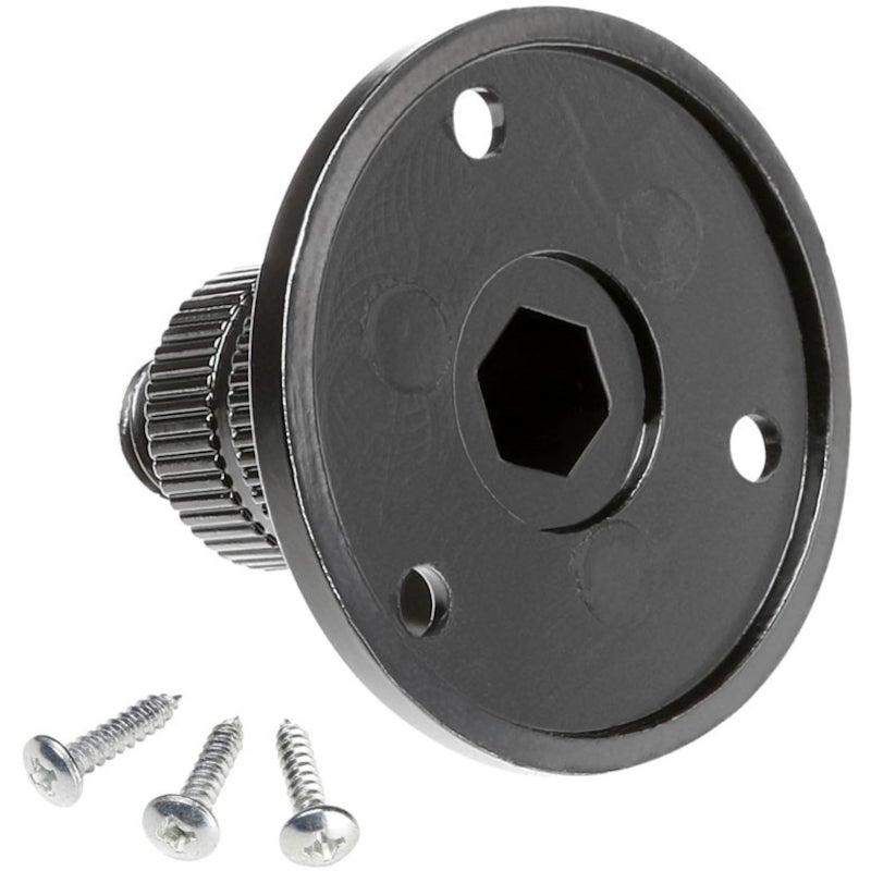 Adam Hall D 921 BLK zwanenhals montageplaat
