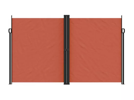 Auvent latéral rétractable terre cuite 200x600 cm