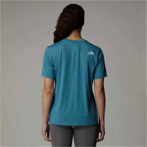 T-shirt THE NORTH FACE W MOUNTAIN FOUNDATION S/S TEE ALGAE BLUE