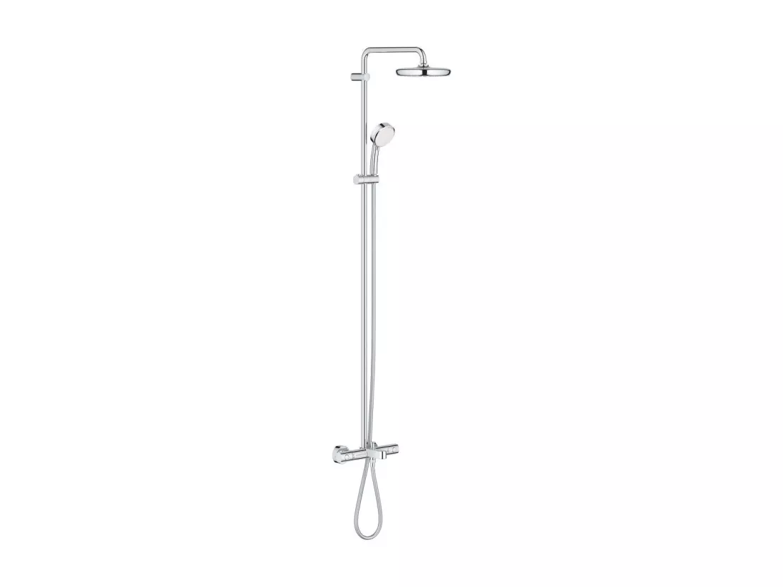 Colonne bain douche GROHE Cosmopolitan System 210 avec nettoyant GrohClean