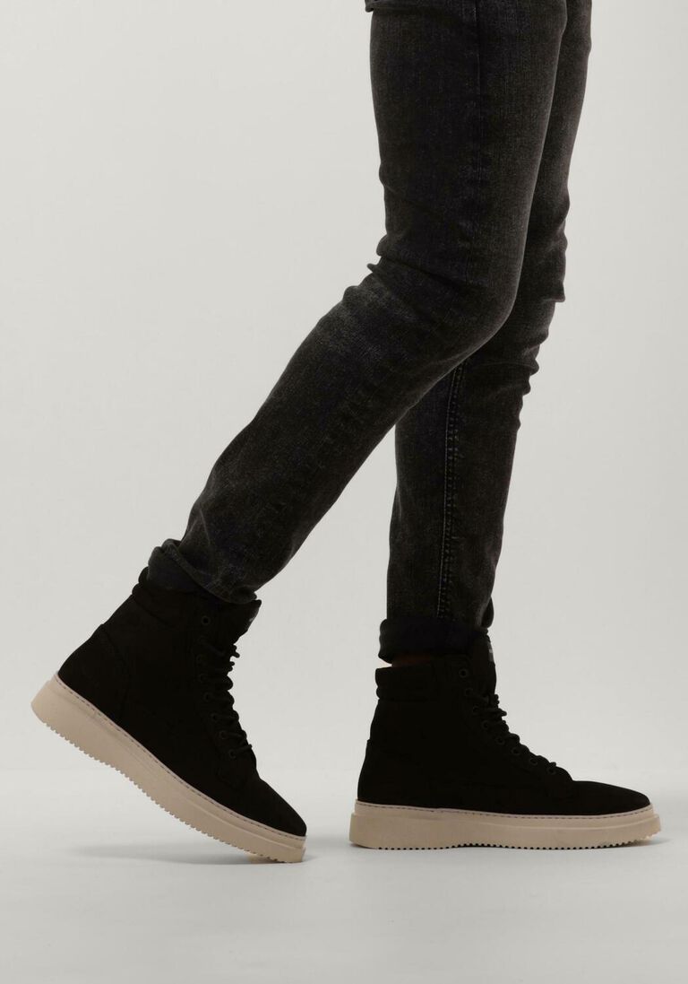 NUBIKK zwarte nubikk veterboots jonah dune