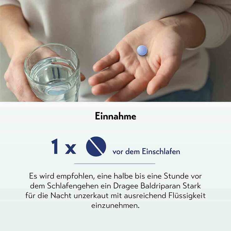 Baldriparan Stark für die Nacht überzogene Tabletten, 90 St