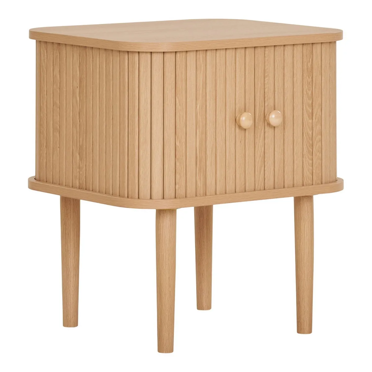 EPIKASA Table de Chevet Nikko - Marron