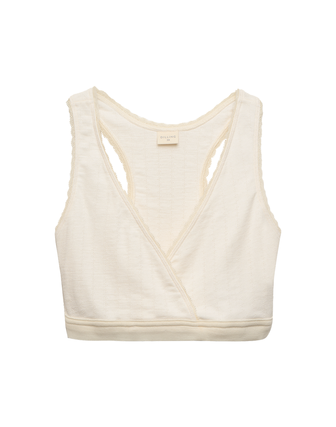 Pointelle bralette van merinowol/zijde voor dames