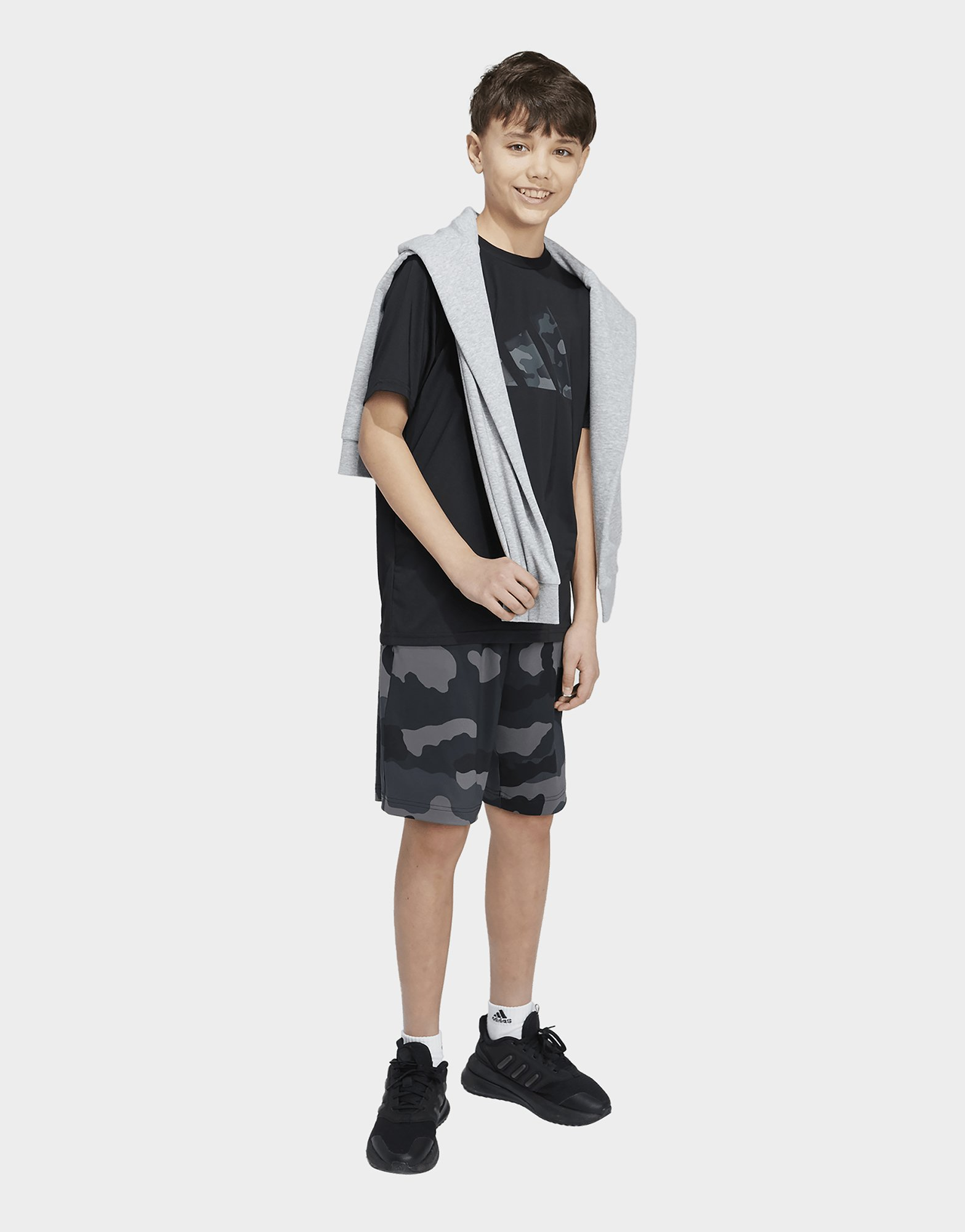 adidas Train Essentials Seasonal Print Tee Kids