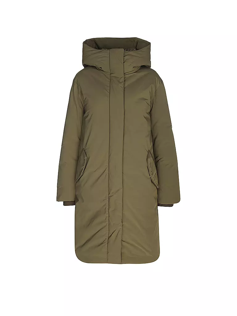 WOOLRICH Daunenparka COCOON  dunkelgrün