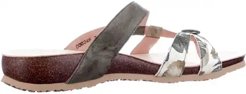 000246-1010 Think groen/ivoor combi - maat 42 slipper groen/ivoor combi - maat 42 Calandschoen